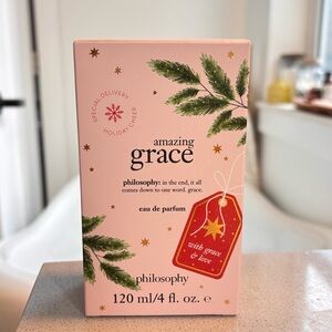 Philosophy Amazing Grace Holiday edition NEW 4oz 120ml jumbo unsealed
